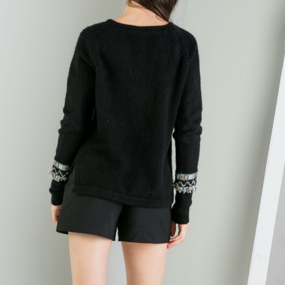 Embellished Cuff Sweater - Picture 5 of 5